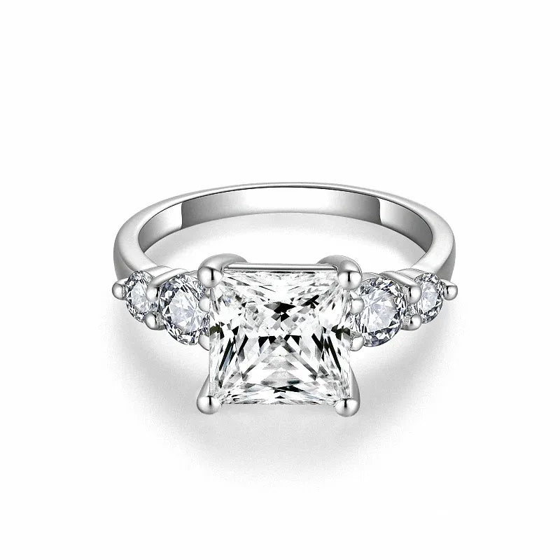 The Signature Princess Cut Five Stone Moissanite Ring 3.0 ct
