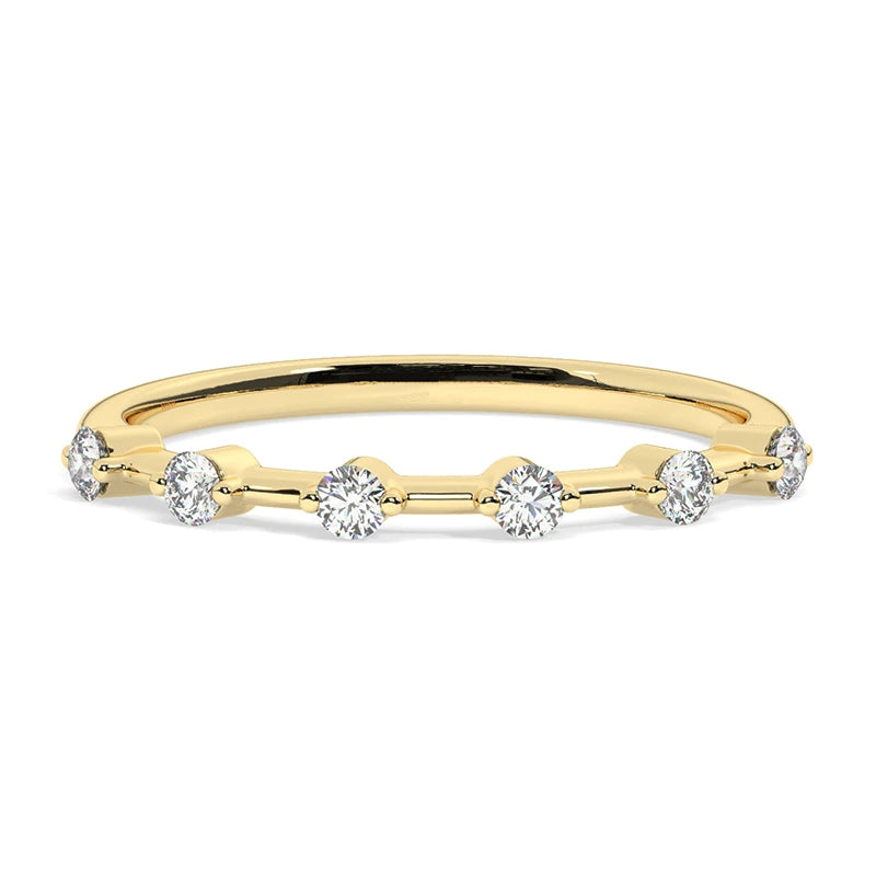 Petite Spark Wedding Band