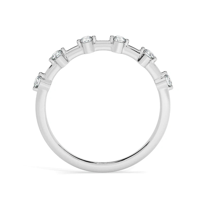 Petite Spark Wedding Band