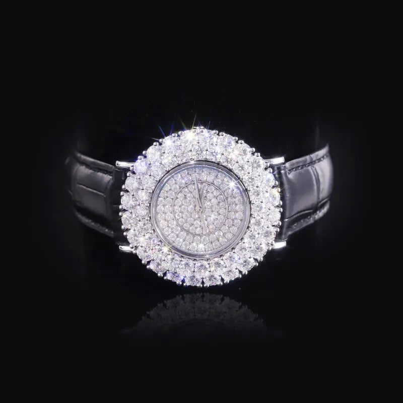 Royal Ice Flooded Moissanite Watches