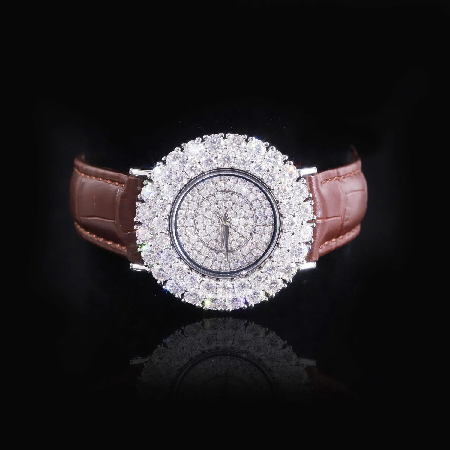 Royal Ice Flooded Moissanite Watches