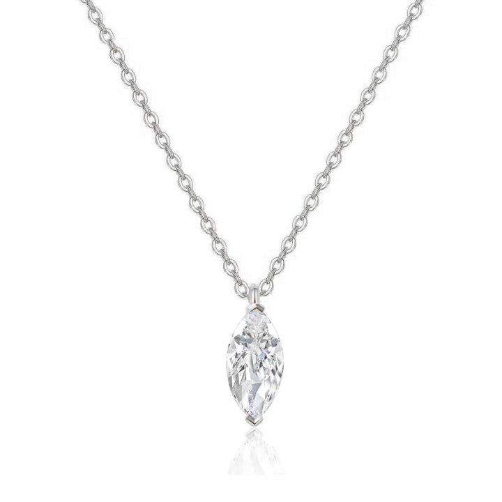 Solitaire Marquise Diamond Pendant