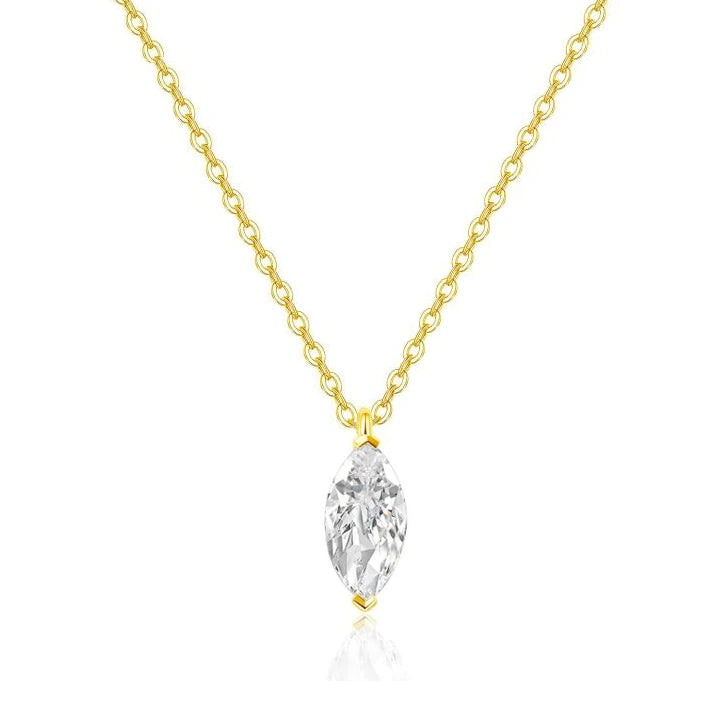 Solitaire Marquise Diamond Pendant