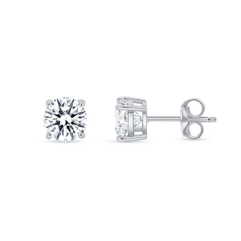 Classic Diamond Stud Earrings