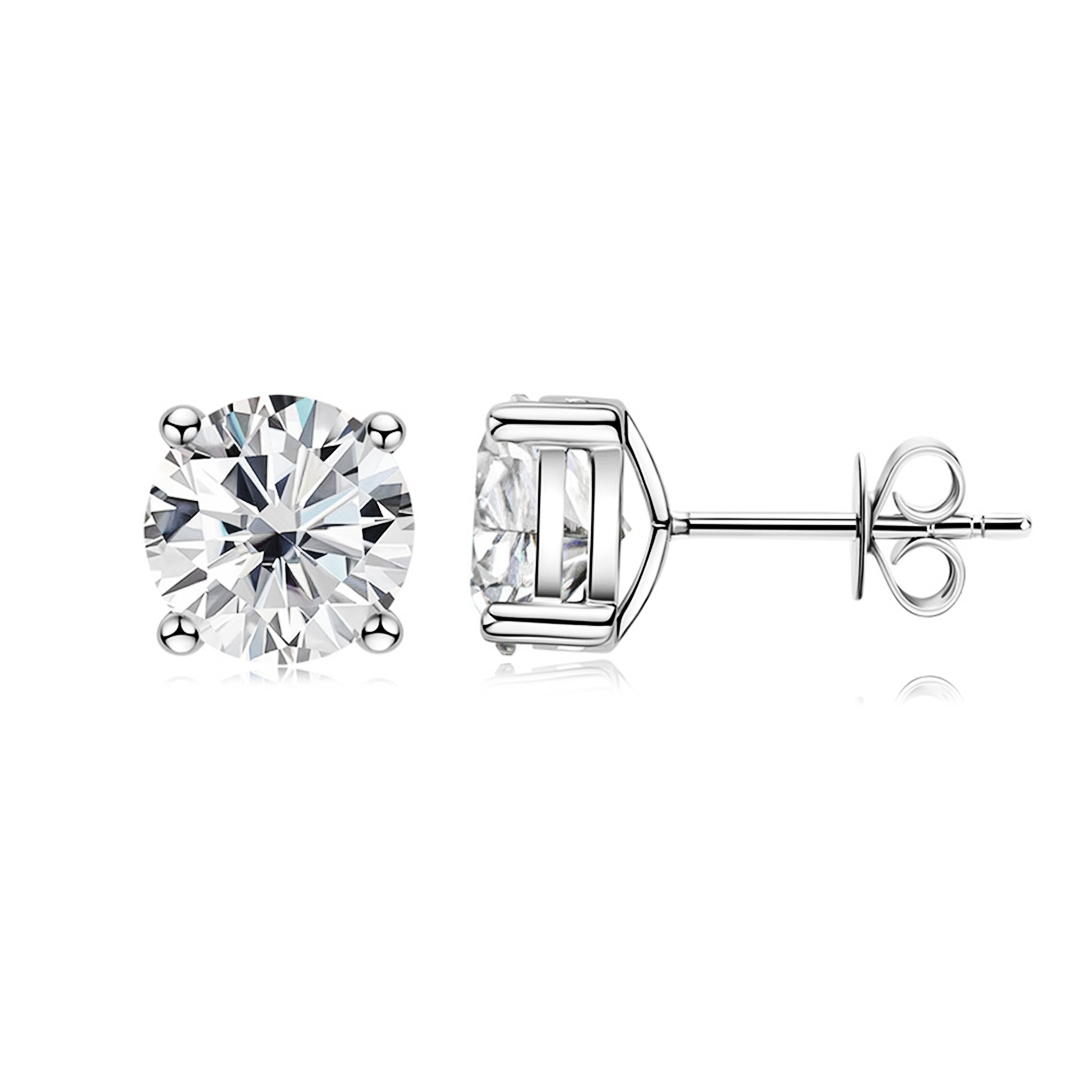 Classic Moissanite Stud Earrings