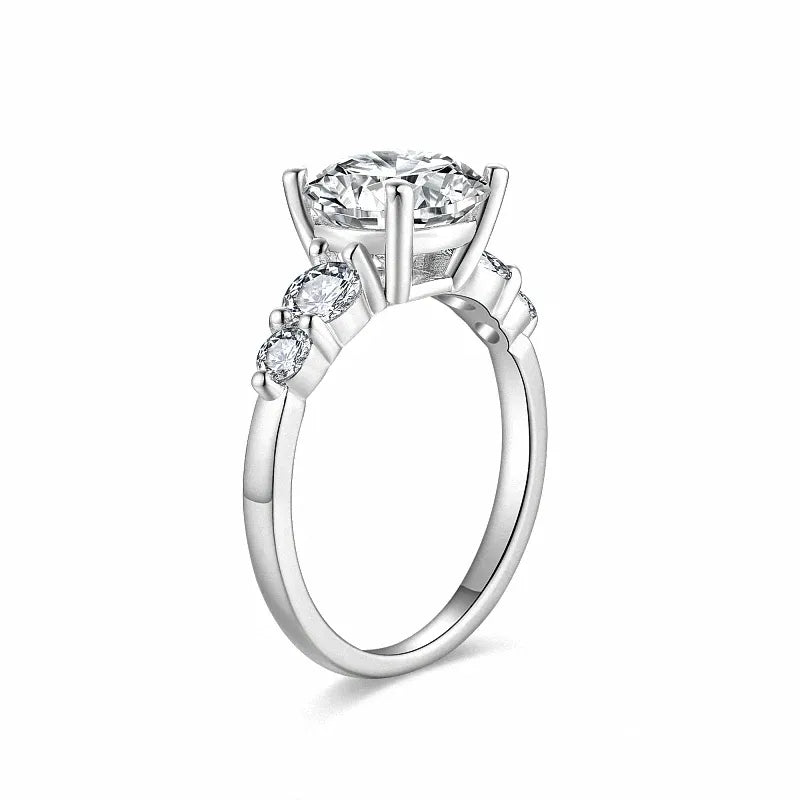 The Signature Oval Cut Five Stone Moissanite Ring 3.0 ct