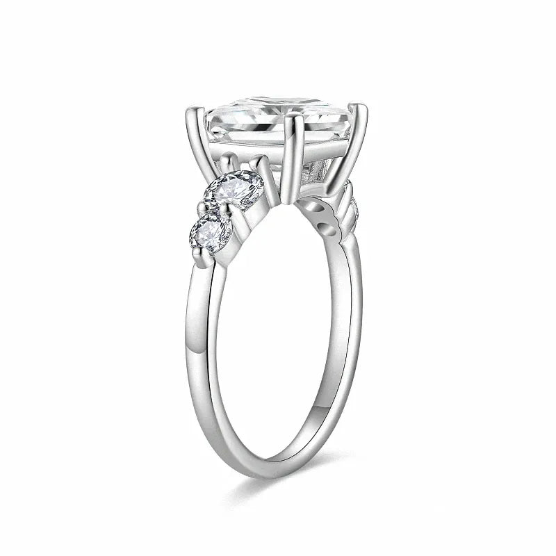 The Signature Princess Cut Five Stone Moissanite Ring 3.0 ct