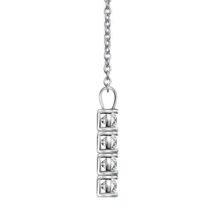 Classic Cross Moissanite Pendant