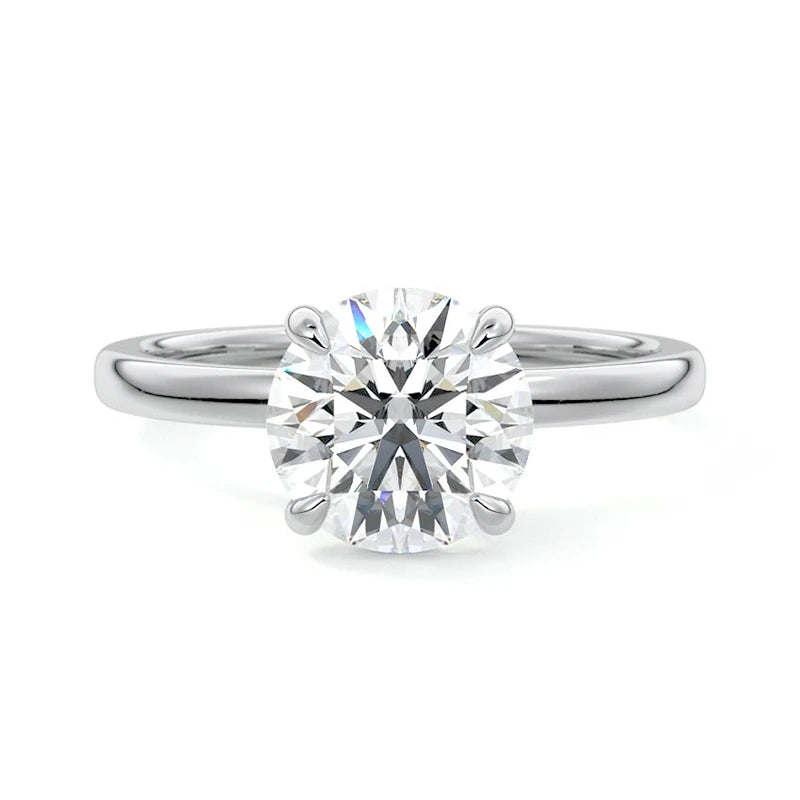 Secret Halo Engagement Ring